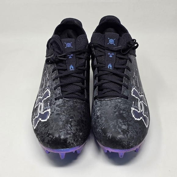 Under Armour Blur Smoke Suede 2.0 MC Football Cleats Mens Size 9 3027978-001 New main image 10